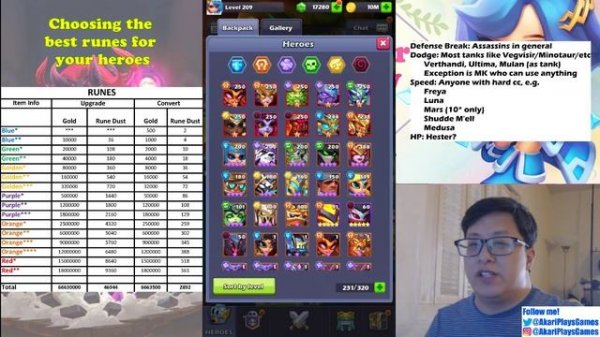 Taptap Heroes - How to choose runes for your heroes