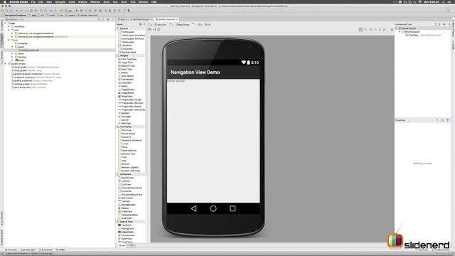 270 Android Navigation View Example | смотреть онлайн