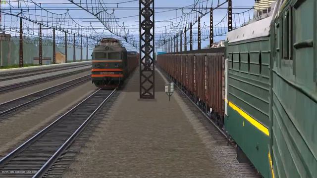 Запуск и поездка на ВЛ85-167 смотреть онлайн