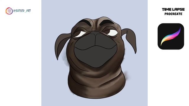 Как нарисовать собаку в procreate на iPad смотреть онлайн