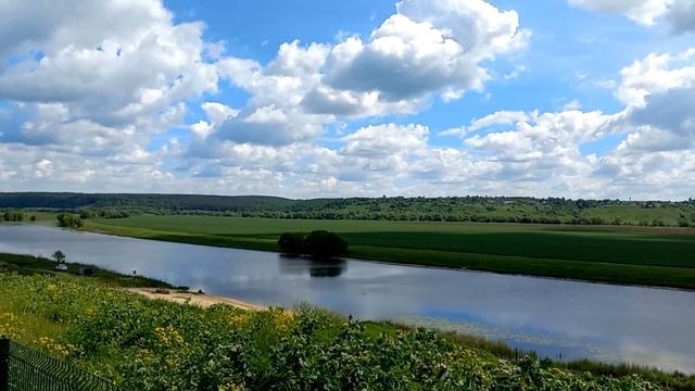 В долине реки Ока. Перемышль Калужская область.Relaxing video смотреть онлайн