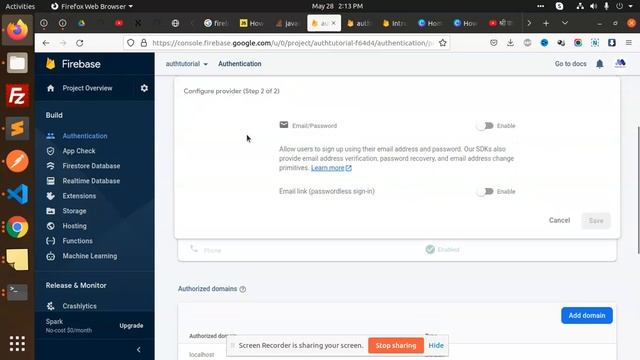 The given sign-in provider is disabled for this Firebase project. Enable it in the Firebase console смотреть онлайн