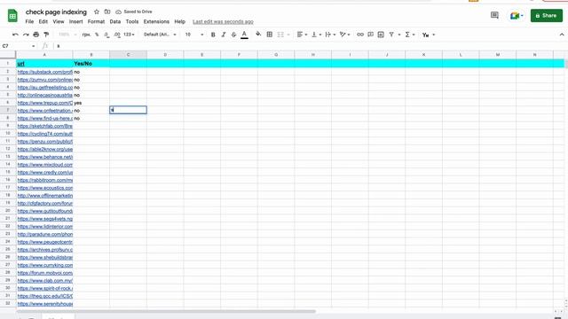 Checking pages in the Google index using Google Sheets смотреть онлайн