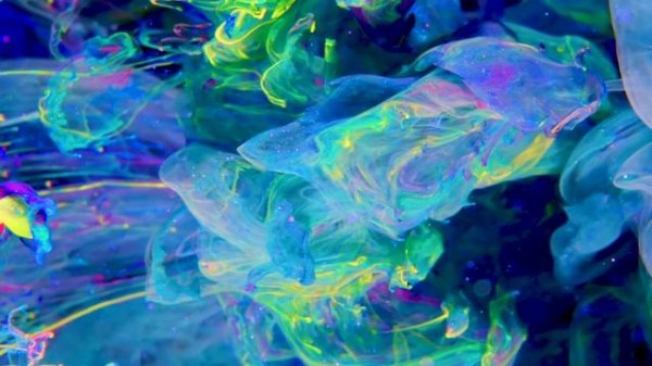 Abstract Liquid 2 Screensaver - 10 Hours - 4K - OLED Safe