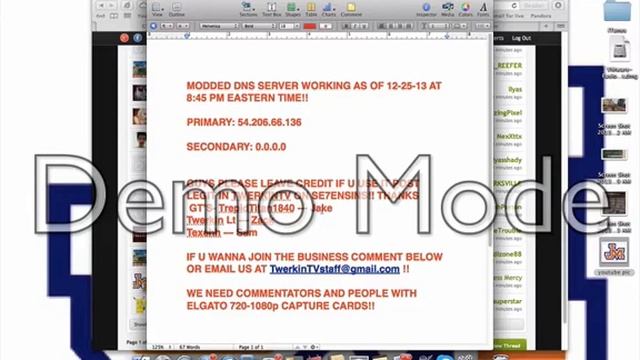 MODDED DNS SERVER WORKING AS OF 12-25-13 смотреть онлайн