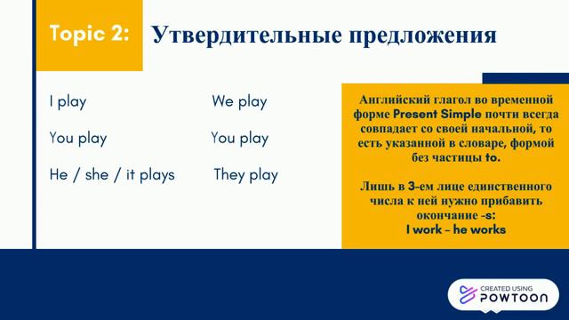 Present Simple смотреть онлайн