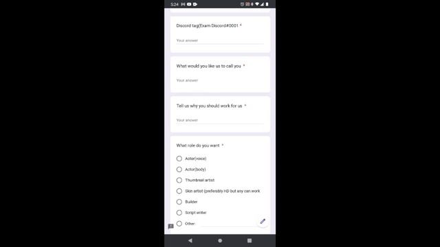 Minecraft java Roleplay(application open) смотреть онлайн