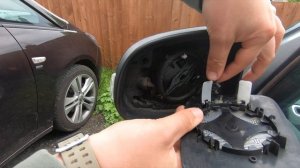 P3 Volvo Mirror Glass - Removal and Replacment - XC70,V70, V60, S80, S60, XC60