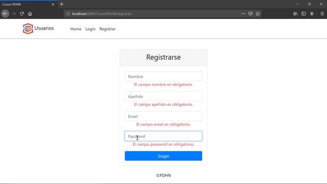 Curso Java web mvc Interfaz registros de usuarios #12 смотреть онлайн