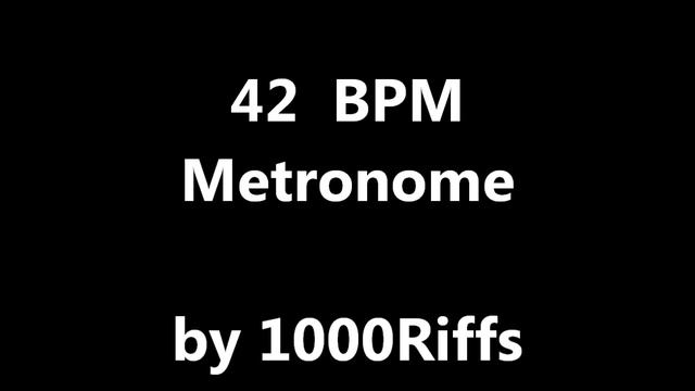 42 BPM Metronome - Beats Per Minute смотреть онлайн