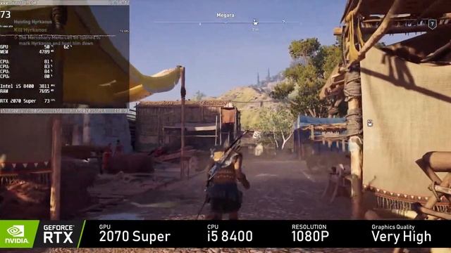 Assassin's Creed Odyssey | ASUS ROG STRIX GeForce RTX 2070 SUPER O8G | i5 8400 | 1080p Very High смотреть онлайн