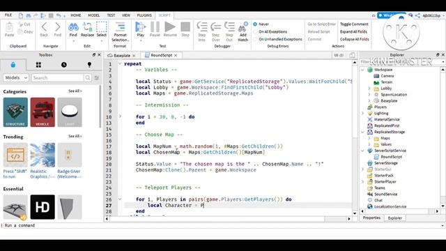 How to Make a Round System In Roblox Studio! смотреть онлайн