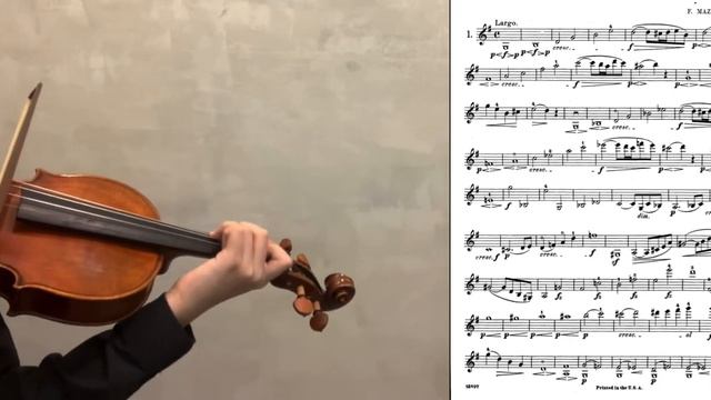 Mazas 75 Violin Etude No.1