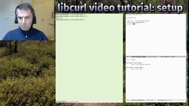 libcurl video tutorial: setup смотреть онлайн
