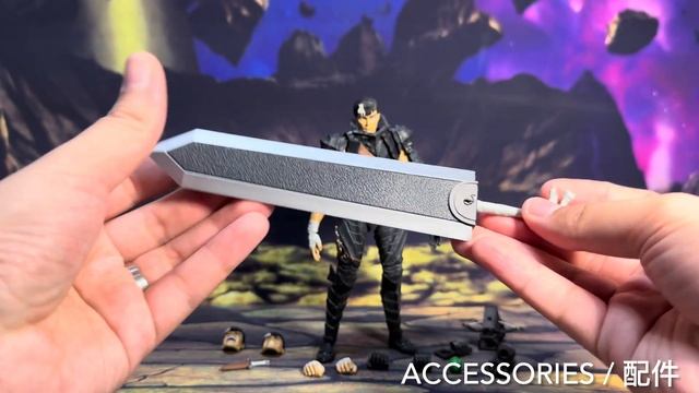 Bandai S.H.Figuarts Berserk GUTS (BERSERKER ARMOR) / SHF 烙印戰士 劍風傳奇 狂戰士鎧甲 格斯 三浦建太郎/ ベルセルク ガッツ 黒い剣士 смотреть онлайн
