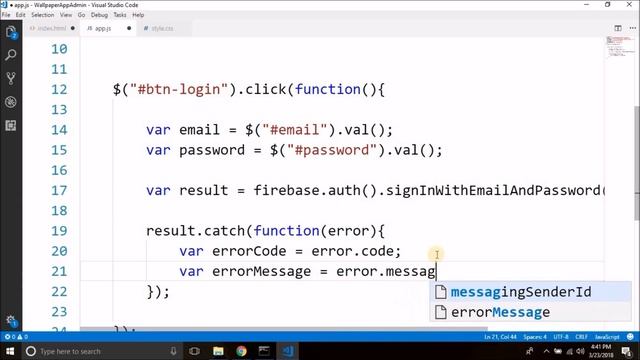 #4 Build a Wallpaper App in Android - Firebase Authentication смотреть онлайн