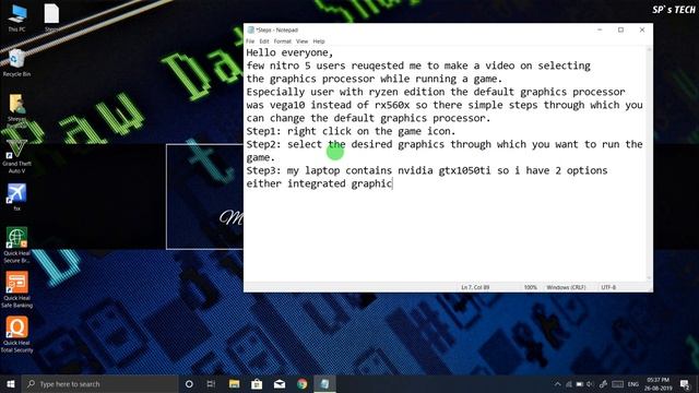 Change Default Graphics Processor of Acer Nitro 5 смотреть онлайн