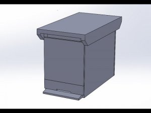 Ч.1. Улей "Кочевой", 6-ти рамочный с разделителями.