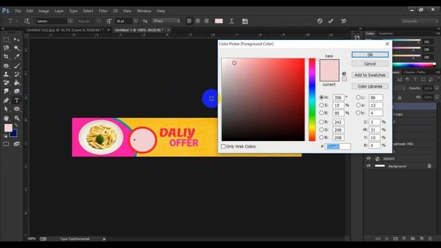 Google Ads Banner Design In photoshop-Food-Restorunt Web Banner смотреть онлайн