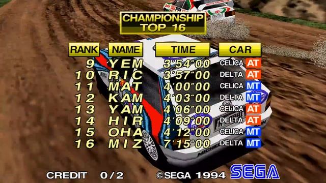SEGA RALLY CHAMPIONSHIP Opening Demonstration[HD] смотреть онлайн