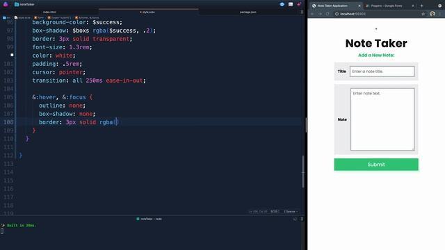 Note Taking App (Vanilla Javascript Project) | Part 2 (SCSS) смотреть онлайн