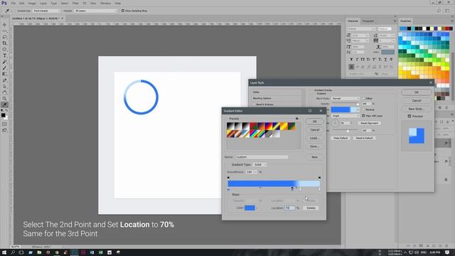 How to Create Doughnut Charts and Pie Charts in Photoshop | Adobe Photoshop Tutorial | DesignSpace смотреть онлайн