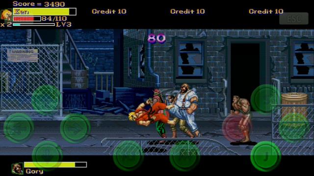 Final Fight LNS||OpenBor Android||Gameplay Ken Street Fighter смотреть онлайн