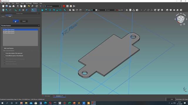 FreeCAD Tutorial | Basics of Sheet Metal Workbench for Begginers смотреть онлайн