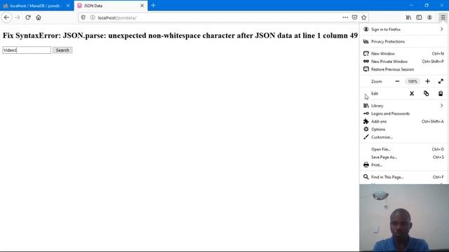 How to Fix Error: JSON.parse: unexpected non-whitespace character after JS data|mysql multiple rows смотреть онлайн