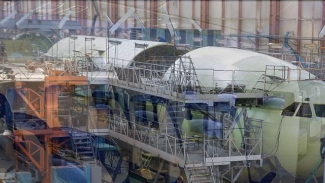 Закончили стапельную сборку первого образца нового Ил-96-400М смотреть онлайн