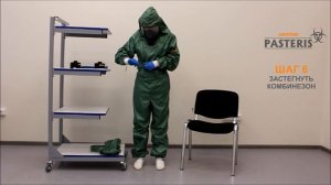 Порядок надевания противочумного костюма с комбинезоном и полнолицевой маской