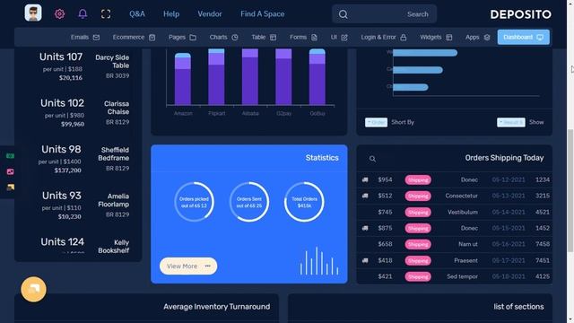 Warehouse Logistics Bootstrap 5 Admin Templates with RTL Dark Dashboard смотреть онлайн