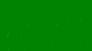 ФУТАЖ  - ДОЖДЬ - ХРОМАКЕЙ НА ЗЕЛЕНОМ ФОНЕ