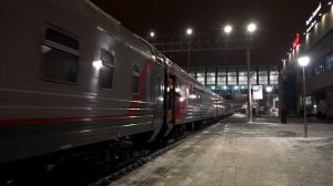 Предновогодние поезда на станции Ростов-Главный