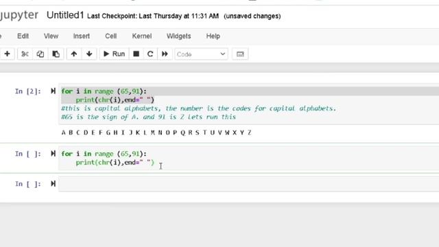 How to print A to Z in python, without mentioning alphabets || python beginner смотреть онлайн