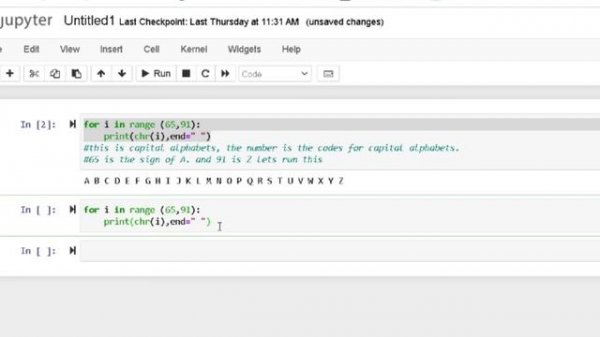 How to print A to Z in python, without mentioning alphabets || python beginner