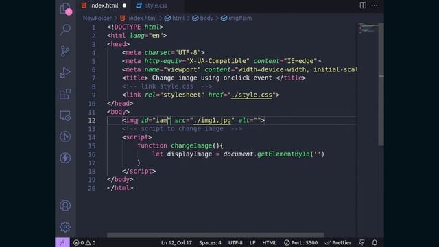 Change Image using Onclick. Simple Js tricks смотреть онлайн