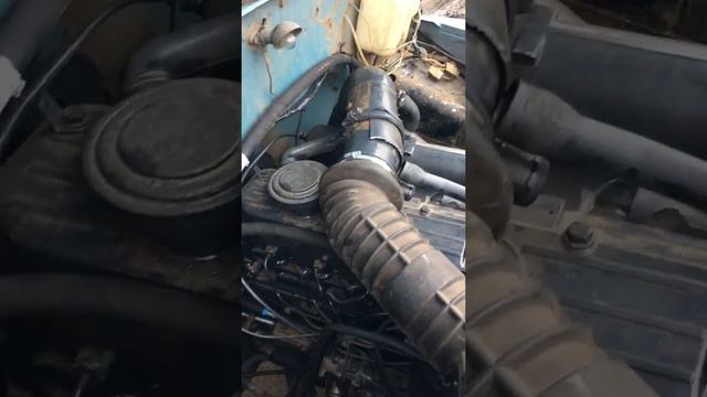 Зил-130 с двигателем Мерседес Ом366 Turbo пробный запуск ?