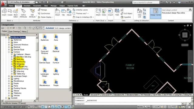 AutoCAD ~ How to Use Design Center смотреть онлайн