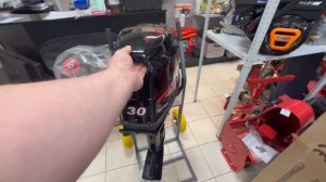 Лодочный мотор  HANGKAI 30 2х тактный распаковка в магазине все лодки ру
