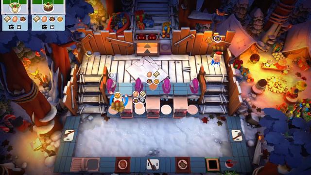 Overcooked 2 - Winter Wonderland 1-3 - Bowls into Ovens Tricks смотреть онлайн