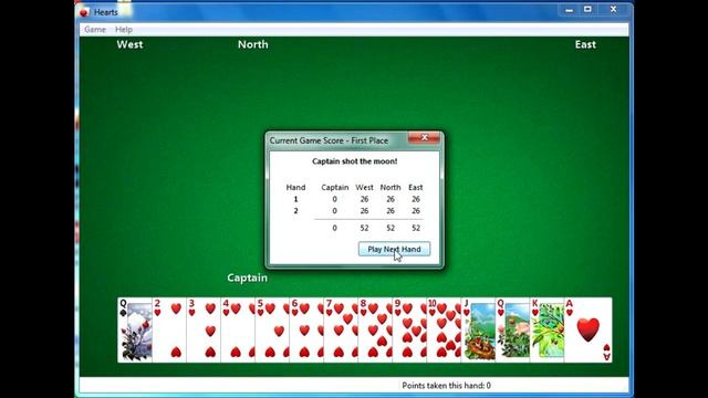 How to play Hearts | how to win GAME OF HEARTS in four rounds SHOOTING THE MOON 3 times смотреть онлайн