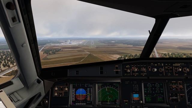 X-Plane 12 - Wizz Air A321 Landing at LOWW Vienna airport Rway 11 смотреть онлайн