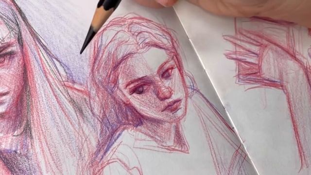 Portrait sketch with me | art chats смотреть онлайн