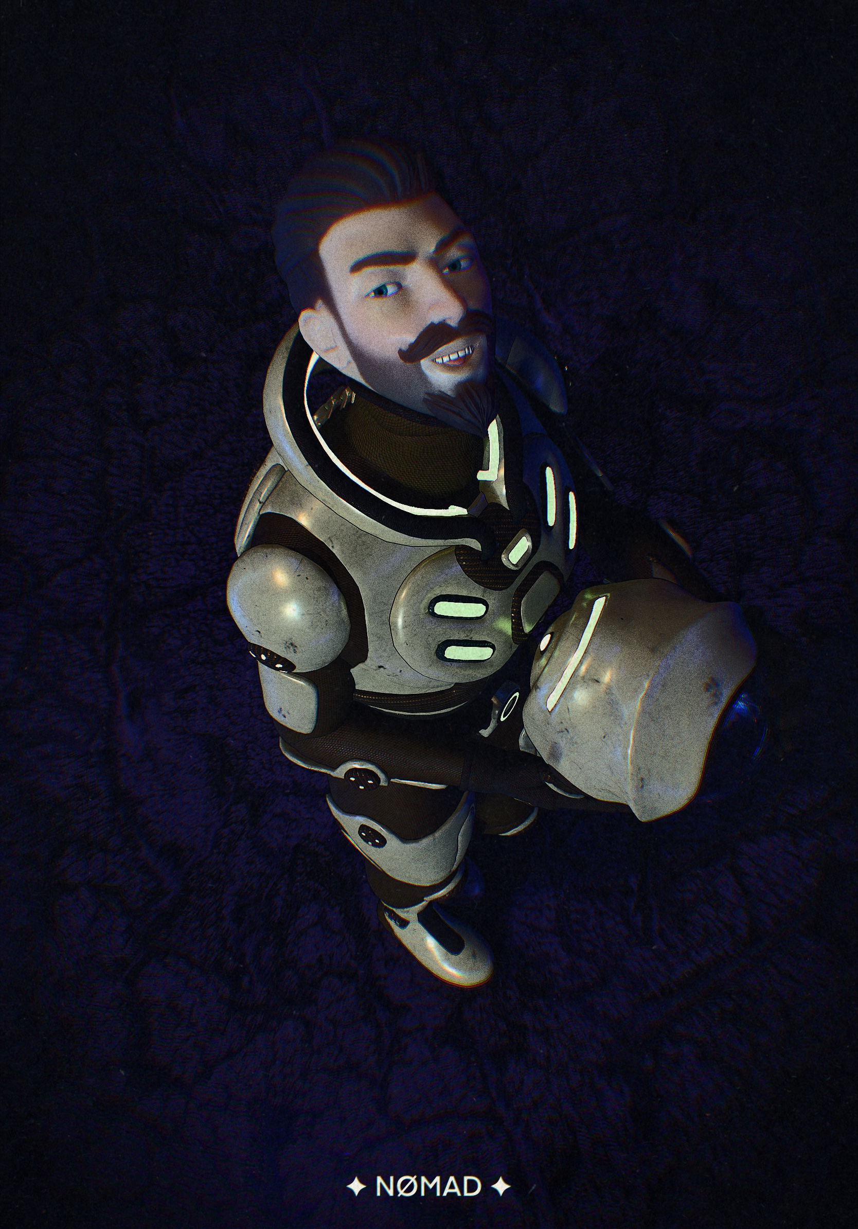 ✦ NØMAD ✦  360 моего персонажа, вдохновленного серией "Mass Effect".