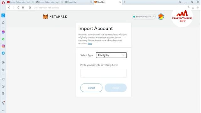 How To Import Private Key In Metamask Wallet | Import Private Key смотреть онлайн