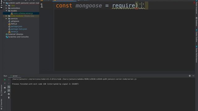 Describing user data in Mongo DB with Mongoose schemas cs5610 sp20 12209 смотреть онлайн