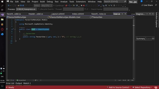 Favourites System - .NET 6 / Ajax смотреть онлайн