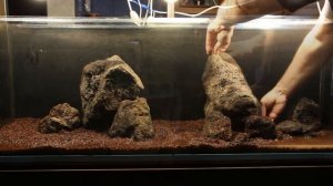 Вулканическая лава в аквариуме ?