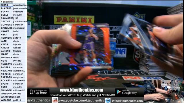 KTAuthentics - 4 box Panini basketball mixer - 2 spectra 2 fast break - pyt #1 смотреть онлайн